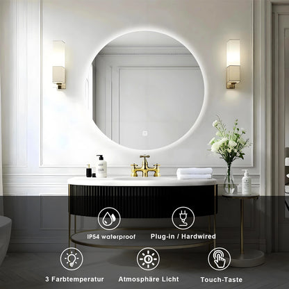 Smarter LED-Badezimmerspiegel
